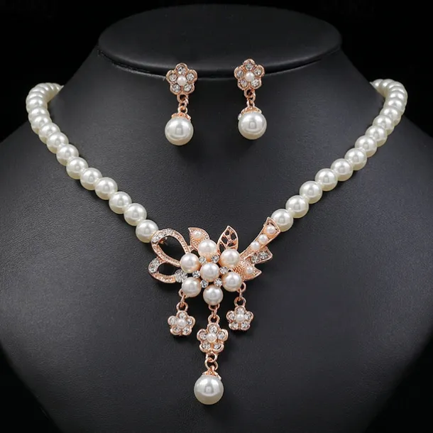 Earrings Set 1 set Alloy Earrings Necklace Women's Luxury Jewelry Set For Festival
