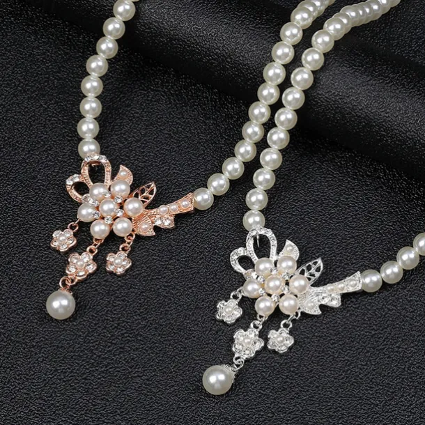Earrings Set 1 set Alloy Earrings Necklace Women's Luxury Jewelry Set For Festival