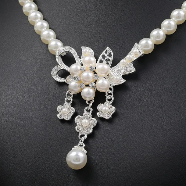 Earrings Set 1 set Alloy Earrings Necklace Women's Luxury Jewelry Set For Festival