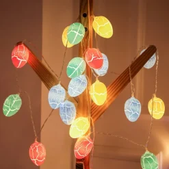 Easter Egg String Lights LED Fairy Light 1.5m 10LEDs Cracked Egg Garland Light Battery Powered Christmas Family Party Holiday Decoration