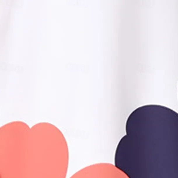 Easter Girls' 3D Floral Graphic Dress Sleeveless 3D Print Summer Spring Vacation Sports & Outdoor Daily Cute Casual Sweet Kids 3-12 Years Casual Dress A Line Dress Tank Dress Above Knee Regular Fit