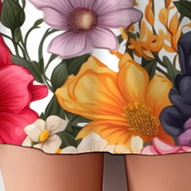 Easter Girls' 3D Floral Ruffle Dress Pink Sleeveless 3D Print Summer Daily Holiday Casual Beautiful Kids 3-12 Years Casual Dress Tank Dress Above Knee Regular Fit