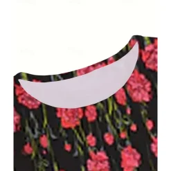 Easter Girls' 3D Graphic Dress Short Sleeve Summer Spring Vacation Daily Holiday Princess Beautiful Sweet Kids 4-12 Years Casual Dress A Line Dress Knee-length Regular Fit