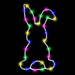 Easter Light Window Cabinet Hanging Light Design Suction Cup Light Battery Powered Easter Birthday Party Kids Room Home Decor