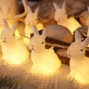 Easter Rabbit Fairy String Lights 1.5m 10Leds Battery Operated Holiday Garden Party Easter Decoration Lamp