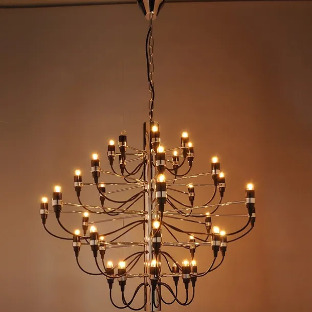 Ecolight 95 cm Pendant Light Creative Candle Style Chandelier Metal Candle-style Classic Office, Shops / Cafes Electroplated Artistic Chic Modern 110-120V 220-240V