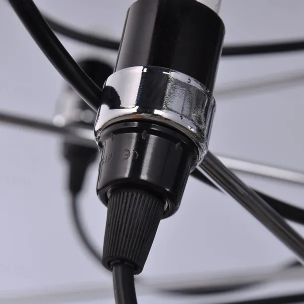 Ecolight 95 cm Pendant Light Creative Candle Style Chandelier Metal Candle-style Classic Office, Shops / Cafes Electroplated Artistic Chic Modern 110-120V 220-240V