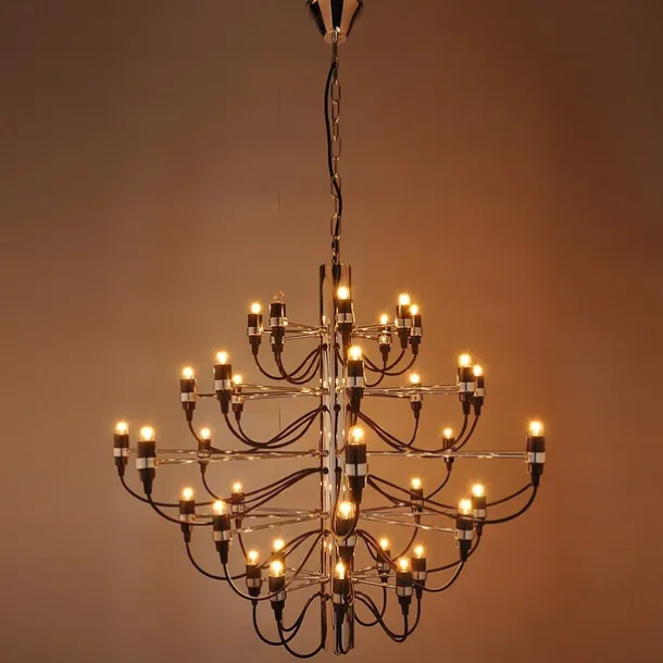 Ecolight 95 cm Pendant Light Creative Candle Style Chandelier Metal Candle-style Classic Office, Shops / Cafes Electroplated Artistic Chic Modern 110-120V 220-240V