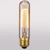 Edison Light Bulbs E26 40W T10 Tubular Vintage Edison Incandescent Dimmable Decorative Candelabra Chandelier Nightlight Amber Warm 220-240V