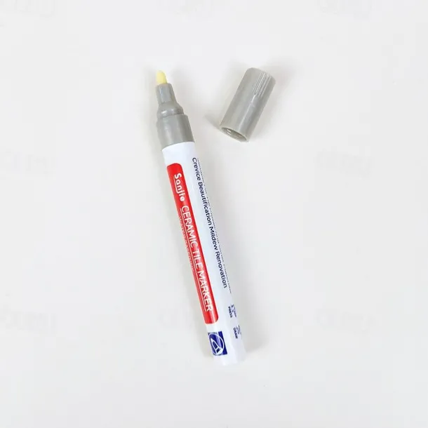 Effortlessly Repair and Refresh Your Tiles with this White Waterproof Grout Pen!
