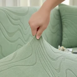 Elastic Jacquard Fabric Sofa Cover Stretch Couch Cover Sectional L Shape Sofa Slipcover Corner Case for Living Room 1/2/3/4 Seat