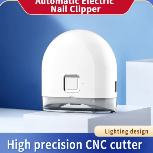 Electric Automatic Nail Clippers for Adults Baby Pedicure Finger Toe Scissors Nail Debris Container Anti-Splash Manicure Electric