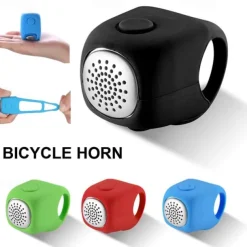 Electric Bicycle Bell 90db Horn Rain Proof MTB Bicycle Handlebar Silicone Shell Ring Bicycle Bell Accessories