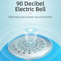 Electric Bicycle Bell 90db Horn Rain Proof MTB Bicycle Handlebar Silicone Shell Ring Bicycle Bell Accessories