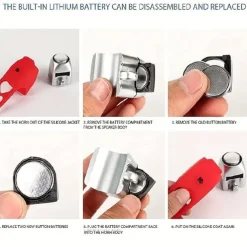 Electric Bicycle Bell 90db Horn Rain Proof MTB Bicycle Handlebar Silicone Shell Ring Bicycle Bell Accessories