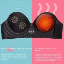 Electric Breast Massage Bra Infrared Heating Chest Enlargement Stimulator Enhancer Massager The Circulation Relieve Breasts