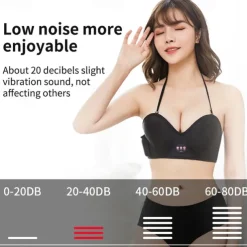 Electric Breast Massage Bra Infrared Heating Chest Enlargement Stimulator Enhancer Massager The Circulation Relieve Breasts