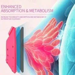 Electric Breast Pulse Massager Health Care Breast Enlargement Electric Massager Enhancer Enlarger Massage Muscle Stimulator Massager