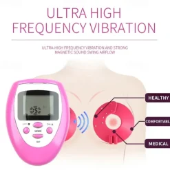Electric Breast Pulse Massager Health Care Breast Enlargement Electric Massager Enhancer Enlarger Massage Muscle Stimulator Massager