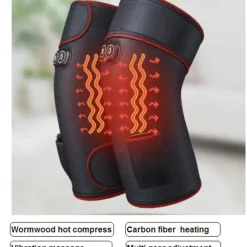 Electric Heating Knee Pad Massage Leg Musle Bone Pain Relief Vibration Massager Physiotherapy Instrument Rehabilitation
