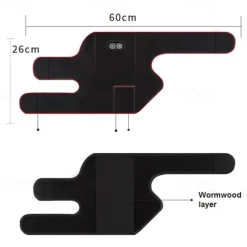 Electric Heating Knee Pad Massage Leg Musle Bone Pain Relief Vibration Massager Physiotherapy Instrument Rehabilitation