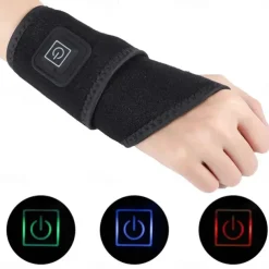 Electric Heating Wrist Massager Brace Warm Arthritis Wristband Hot Compress Physiotherapy Device Fitness Wrister Joint Care