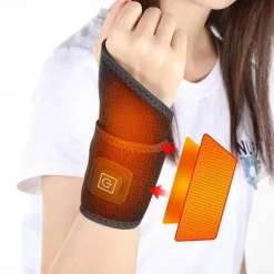 Electric Heating Wrist Massager Brace Warm Arthritis Wristband Hot Compress Physiotherapy Device Fitness Wrister Joint Care