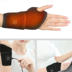 Electric Heating Wrist Massager Brace Warm Arthritis Wristband Hot Compress Physiotherapy Device Fitness Wrister Joint Care