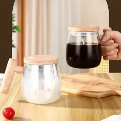 Electric High-Speed Mixing Cup Stirring Mug Automatic Stirring Coffee Mug Rotating Travel Mixing Cup 400ml