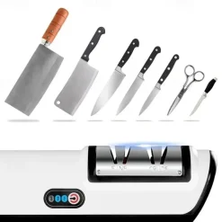 Electric Knife Sharpener Household Whetstone Tool Multi-function Automatic Charging Small Knife Sharpener