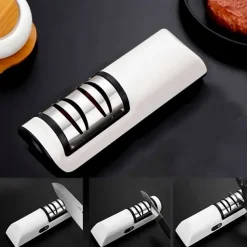Electric Knife Sharpener Household Whetstone Tool Multi-function Automatic Charging Small Knife Sharpener