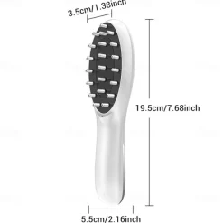 Electric massage comb red and blue light into the scalp massager hair medicine comb