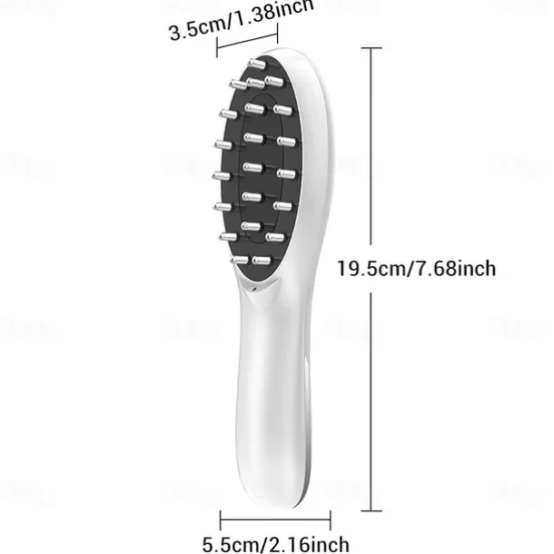 Electric massage comb red and blue light into the scalp massager hair medicine comb