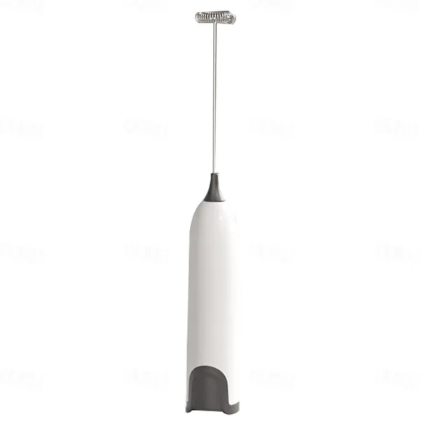 Electric Milk Frother Kitchen Drink Foamer Whisk Mixer Stirrer Coffee Cappuccino Creamer Whisk Frothy Blend Whisker Egg Beater, Without Battery