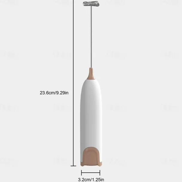 Electric Milk Frother Kitchen Drink Foamer Whisk Mixer Stirrer Coffee Cappuccino Creamer Whisk Frothy Blend Whisker Egg Beater, Without Battery