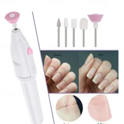 Electric Nail File Electric Manicure Pedicure Nail Drill Set 5 In 1 Professional Electric Nail File Grinder Grooming Personal Manicure And Pedicure