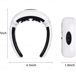 Electric Neck Massager & Pulse Back 6 Modes Power Control Far Infrared Heating Pain Relief Tool Health Care Relaxation Machine