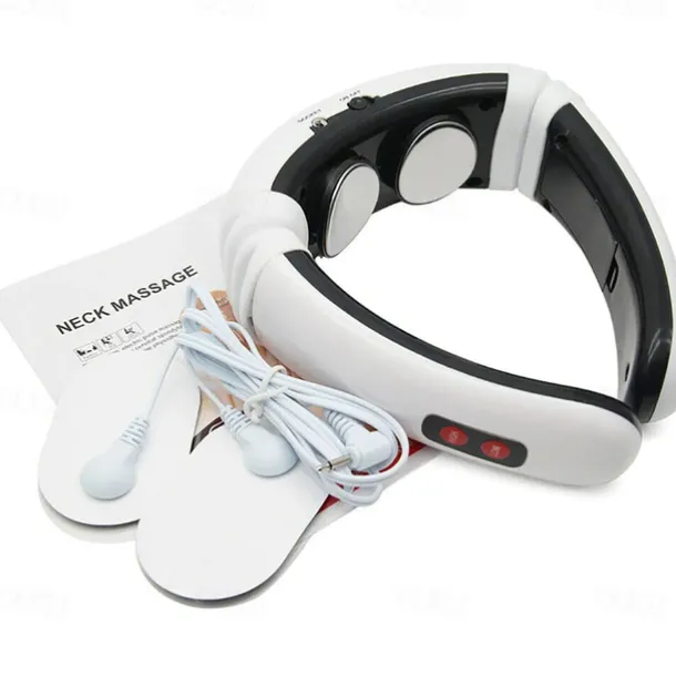 Electric Neck Massager & Pulse Back 6 Modes Power Control Far Infrared Heating Pain Relief Tool Health Care Relaxation Machine