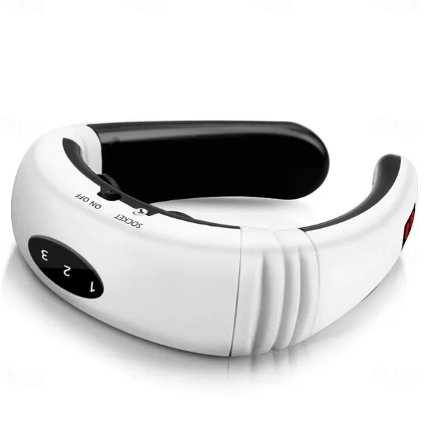 Electric Neck Massager & Pulse Back 6 Modes Power Control Far Infrared Heating Pain Relief Tool Health Care Relaxation Machine