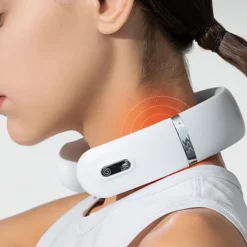 Electric Neck Massager Intelligent Pulse Massager Control Far Infrared Heating Pain Relief Health Care Physiotherapy Relaxation
