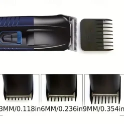 Electric Razor Trimmer For Men - 3 Replaceable Blade Heads -Wet & Dry Shave Ball Nose Body Hair Facial Shaver - Ideal Mens Gifts