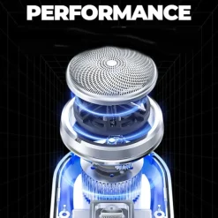 Electric Razors for men IP67 waterproof Powerful usb Rechargeable Shavers Wet Dry hair cutting shaver Beard Nose Body Trimmer