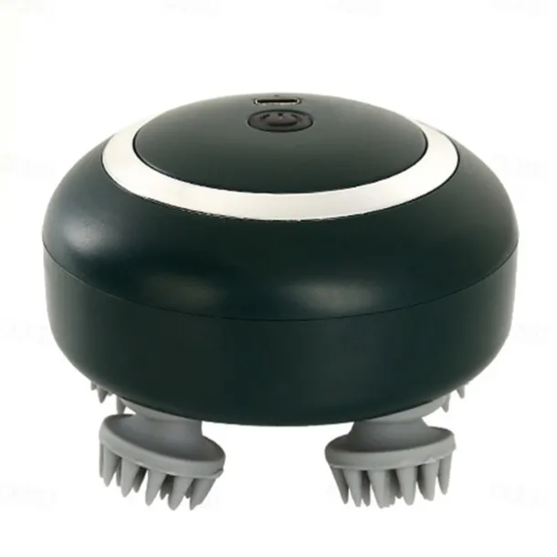 Electric Scalp Massager With Red Light and Vibration Heated Handheld Head Massager For Hair Growth Stress Relief Body Massage