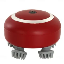 Electric Scalp Massager With Red Light and Vibration Heated Handheld Head Massager For Hair Growth Stress Relief Body Massage