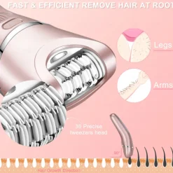 Electric Shaver For Women Household Epilator Painless Electric Razor Gifts For Women