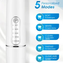 Electric Sonic Dental Irrigator Scaler Teeth Whitening Portable Ultrasonic Tartar Calculus Remover Teeth Cleaning Tool