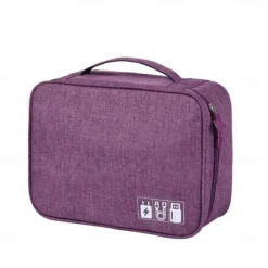 Electronics Organizer, Travel Universal Cable Organizer Bag, Waterproof Electronics Accessories Storage Cases, Storage Organizer For Cable, Charger, Phone, USB, SD Card, Hard Drives, Power Bank, Cords
