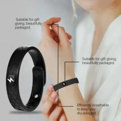 Elegant And Stylish For Yoga Sports And Wellness - Graphene Anti-static Wristband With Infrared Fir Relaxation Function
