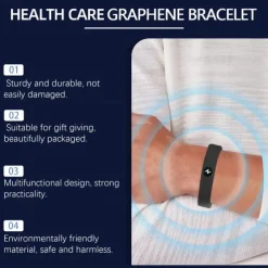 Elegant And Stylish For Yoga Sports And Wellness - Graphene Anti-static Wristband With Infrared Fir Relaxation Function