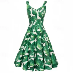 Elegant Classical 1950s Dress A-Line Fancy Dress Women's Valentine's Day Event / Party Date Tea Party Adults' Dress Spring & Summer